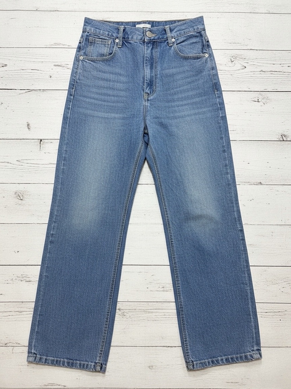 Jason‎ Wu Size 6 Lightweight Denim Look Lyocell Wide Leg Pants